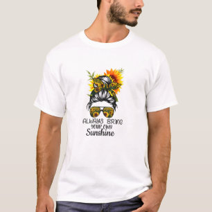 Kvinnor Mors dag tar alltid med sig en egen solske T Shirt