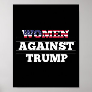 Kvinnor mot Trump - Anti Donald Trump-motstånd Poster