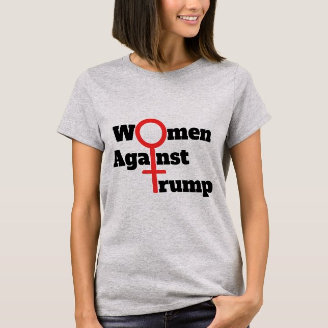Kvinnor mot trump T-Shirt (Framsida)