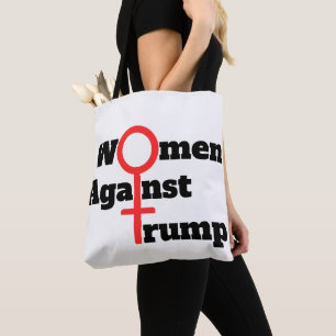 Kvinnor mot trump Tote Bag Tygkasse