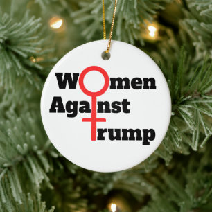 Kvinnor mot trumpematerial julgransprydnad keramik