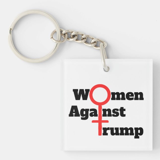 Kvinnor mot trumpnyckelkedja (Framsidan)