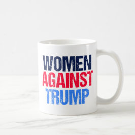 Kvinnor mot trumpump kaffemugg