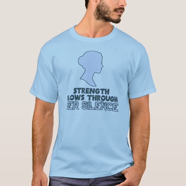 Kvinnor Obestoppbar Styrka Design T Shirt (Framsida)