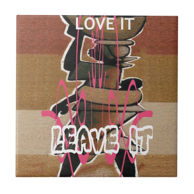 Kvinnor och barn Livet är inte rättvist, vänj er v Kakelplatta (Framsidan)