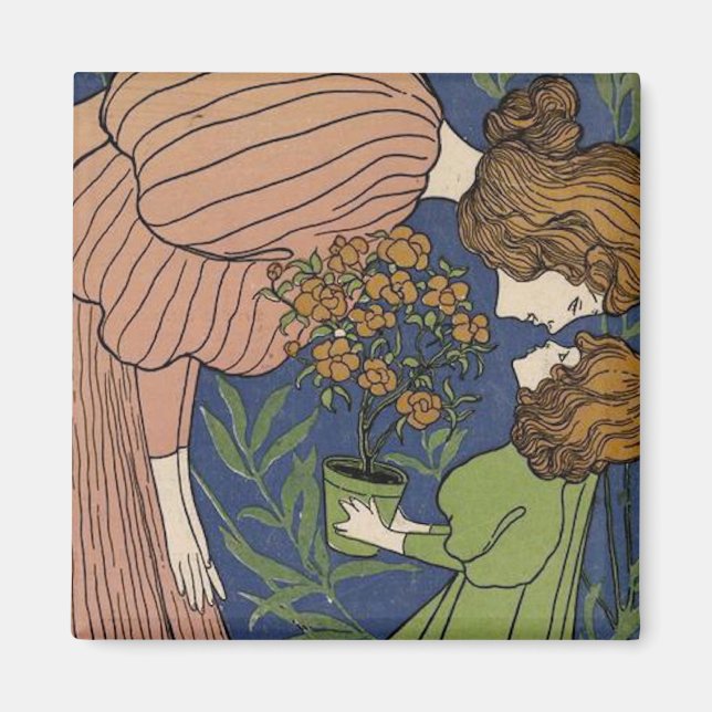 Kvinnor och barn magnet (Framsidan)