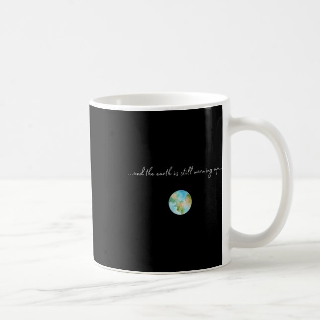 Kvinnor och den globala uppvärmningen ökar kaffemugg (Höger)
