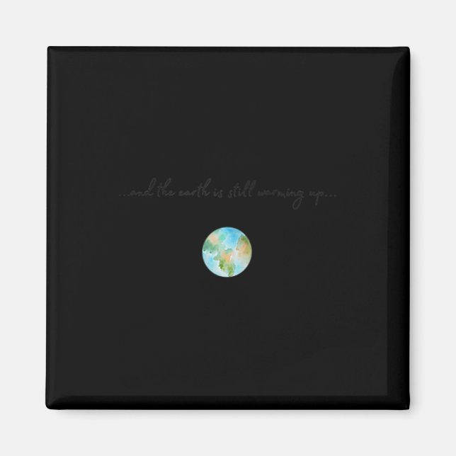 Kvinnor och den globala uppvärmningen ökar magnet (Framsidan)