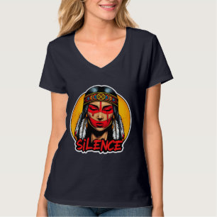 Kvinnor och flickor i ursprungsbefolkningen som sa t shirt