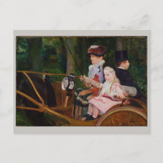 Kvinnor och flickor som kör Mary Cassatt Vykort