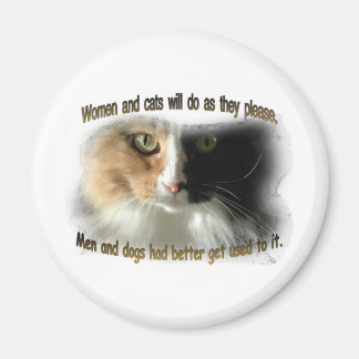 Kvinnor och katter... magnet