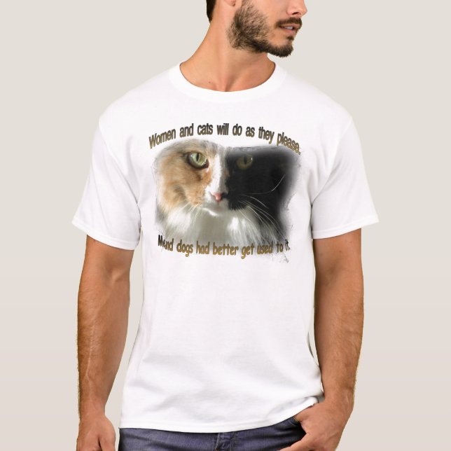 Kvinnor och katter… tee shirt (Framsida)