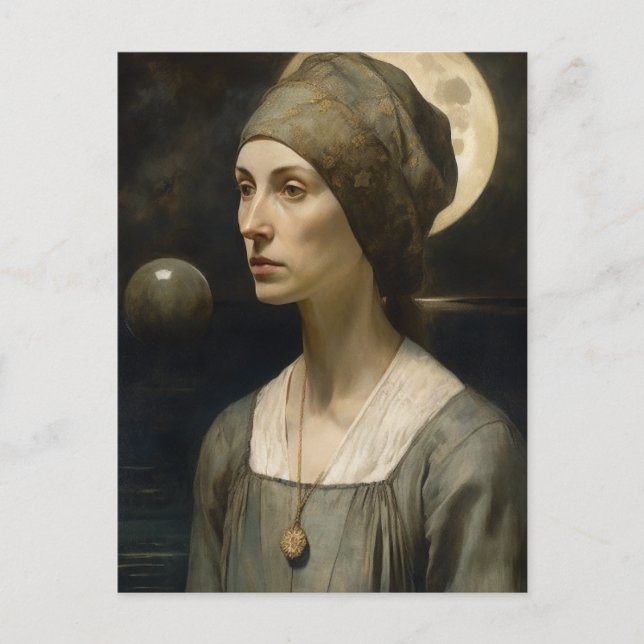 Kvinnor och Måne Vykort (Framsida)