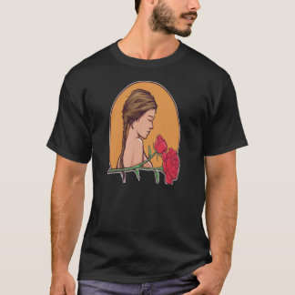 Kvinnor och Ro Flower T-Shirt