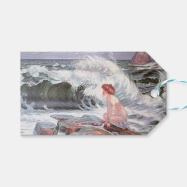 Kvinnor och våg (av Frantisek Kupka) Presentetikett