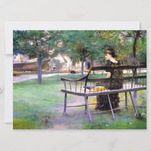 Kvinnor på en bench (av Edwin Austin Abbey) Kort