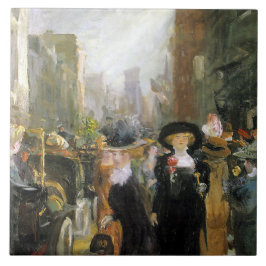 Kvinnor på Femte Avenue (New York City, USA) (NYC) Kakelplatta