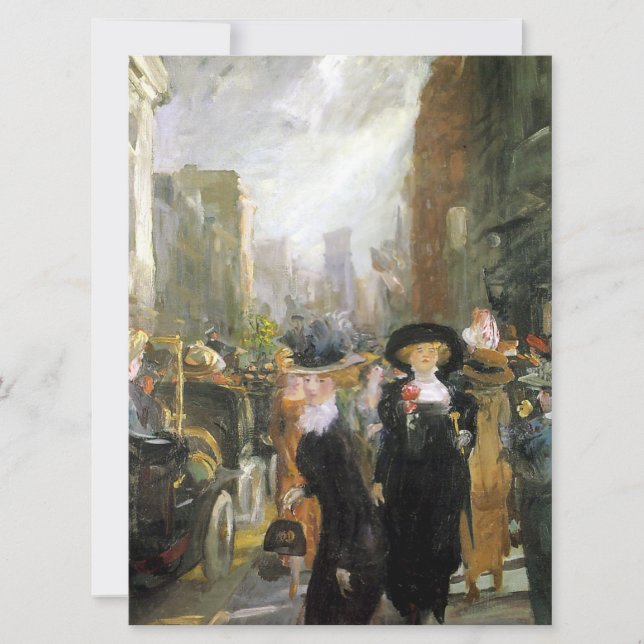 Kvinnor på Femte Avenue (New York City, USA) (NYC) Kort (Framsida)