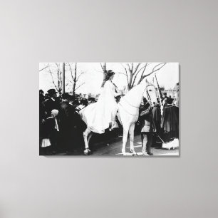 Kvinnor på Horse Womans fotografi av Parad Canvastryck