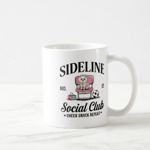 Kvinnor på sidan Social klubb Fotbollsmamma Matchd Kaffemugg