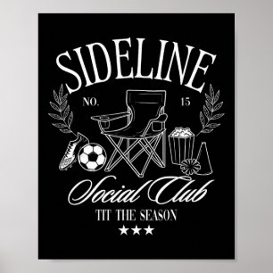 Kvinnor på sidorna Social Klubb Fotboll Mamma Spel Poster