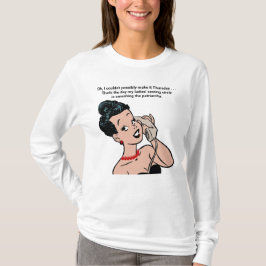 Kvinnor på telefonen Sash i patriarkin T Shirt