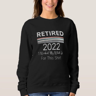 Kvinnor Pensionerad 2022 Jag Arbetade Hela Mitt Li T Shirt