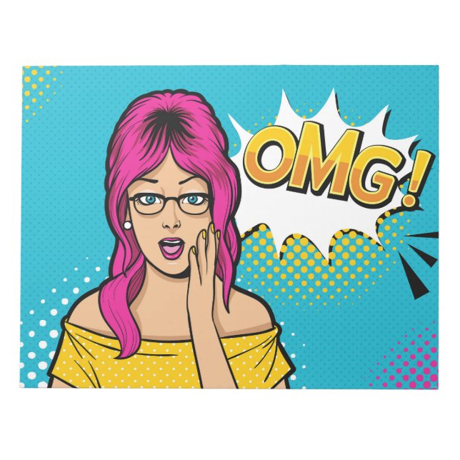 Kvinnor popkonst anteckningsblock (Framsida)