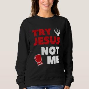 Kvinnor Prova Jesus Inte Mig Kristen Religiös 2 T Shirt