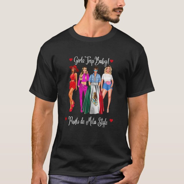 Kvinnor Punta De Mita Flickresan Latina Mexiko Sem T Shirt (Framsida)
