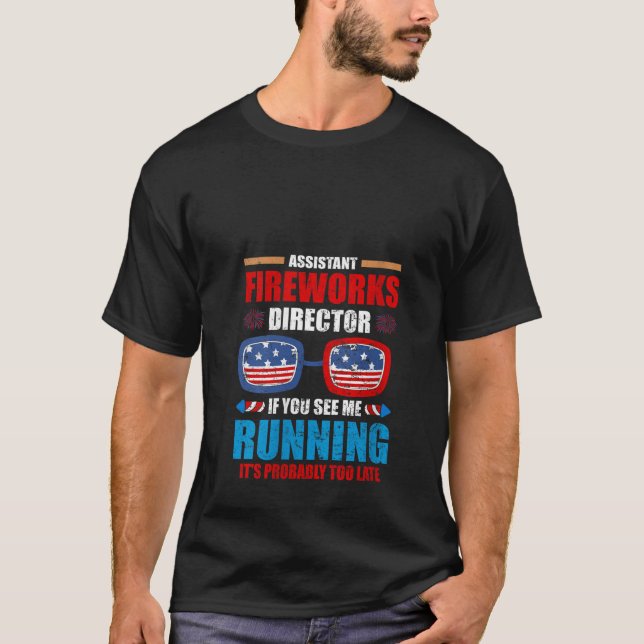 KVINNOR Pyrotechniker ASSISTANT FIREWORKS DIREKTOR T Shirt (Framsida)