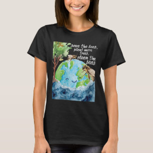 Kvinnor Rädda Bina - Miljöskydd T Shirt