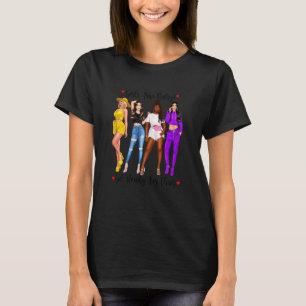 Kvinnor redo för kaos flickresan baby batcherole t shirt