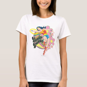 kvinnor, Retro Flowers Tee