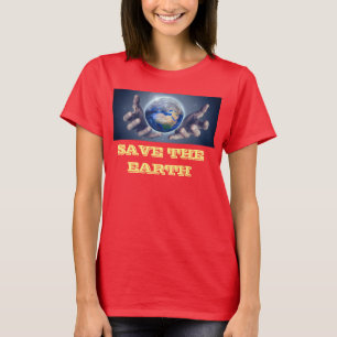 Kvinnor röd t-shirt