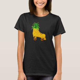 Kvinnor Roller Derby Girls Pineapple Shoe Team Des T Shirt