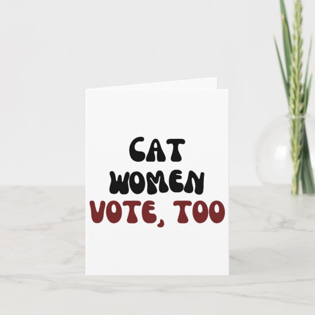 Kvinnor röstar om Kamala Harris inför valet till p Kort (Framsida)