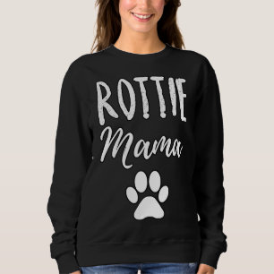 Kvinnor Rottie Mamma För Rottweiler Hund Mamma T Shirt
