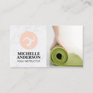 KVINNOR Rullande Yoga Mat Visitkort