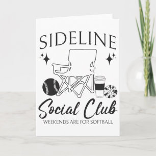Kvinnor Sideline Social Club Mjukvara Mamma Game D Kort