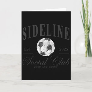 Kvinnor Sideline Social Klubb Fotboll Mamma Spel D Kort