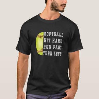 Kvinnor Slår Hårt Spring Snabbt Spring Vänster Sof T Shirt