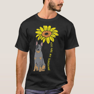 Kvinnor Solrossolrosolja Heeler Animal Blue C T Shirt