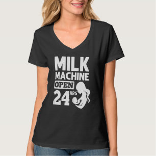 Kvinnor som ammar Nyfödda ammande Mjölk Pump-kvote T Shirt