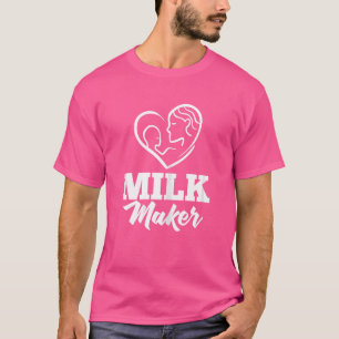 Kvinnor som ammar Nyfödda ammande Mjölk Pump-kvote T Shirt
