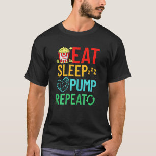 Kvinnor som ammar Nyfödda ammande Mjölk Pump-kvote T Shirt