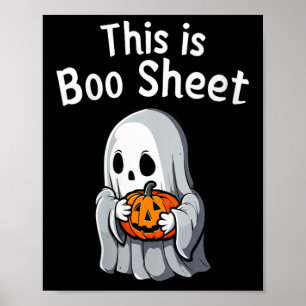 Kvinnor som är Boo Lakan Funny Halloween Poster