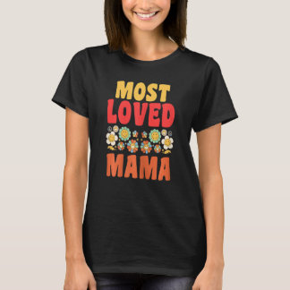 Kvinnor som är mest älskad Mamma Grandma T Shirt