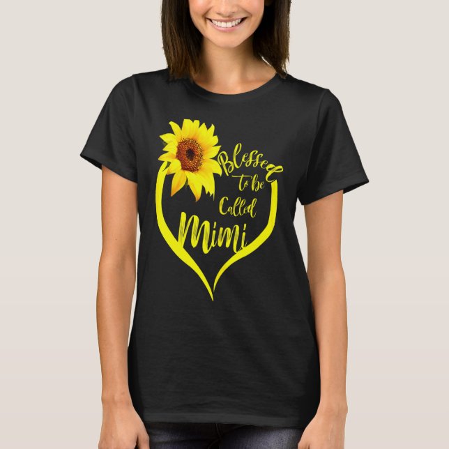 KVINNOR SOM ÄR MIMI Solrosfarmor T Shirt (Framsida)