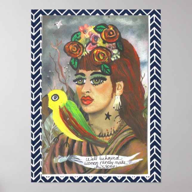 KVINNOR SOM ÄR poster SÅ BRA GÖR HISTORIA (Framsidan)